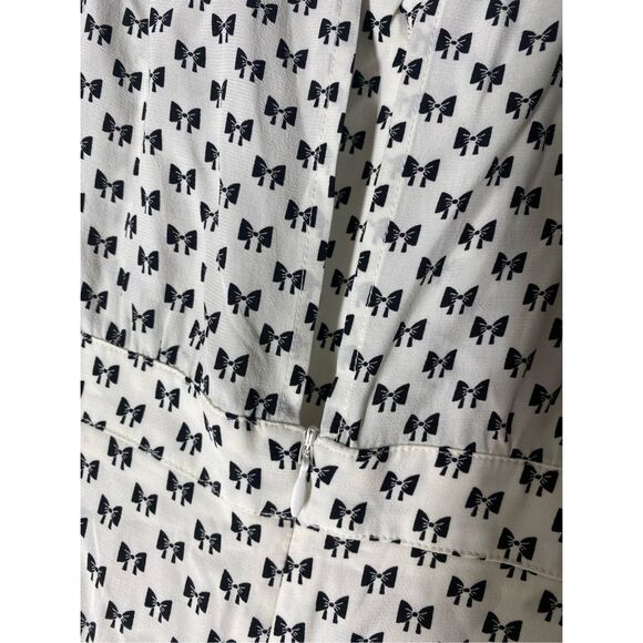 MAJE NWT Istel Bow-Print Jumpsuit - Ecru, Size Maje 40 / US Large, MSRP $375 - Picture 8 of 16